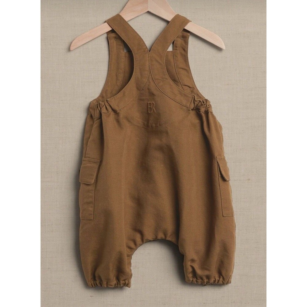 NWT BR  Baby COTTON-LINEN BUBBLE ROMPER FOR BABY SIZE 12-18